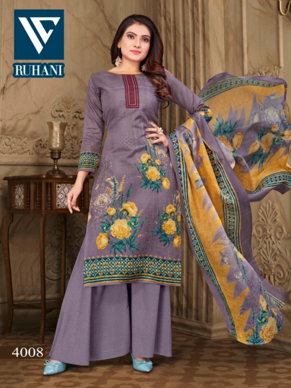 Vandana Ruhani Vol 4 Cotton Designer Dress Material